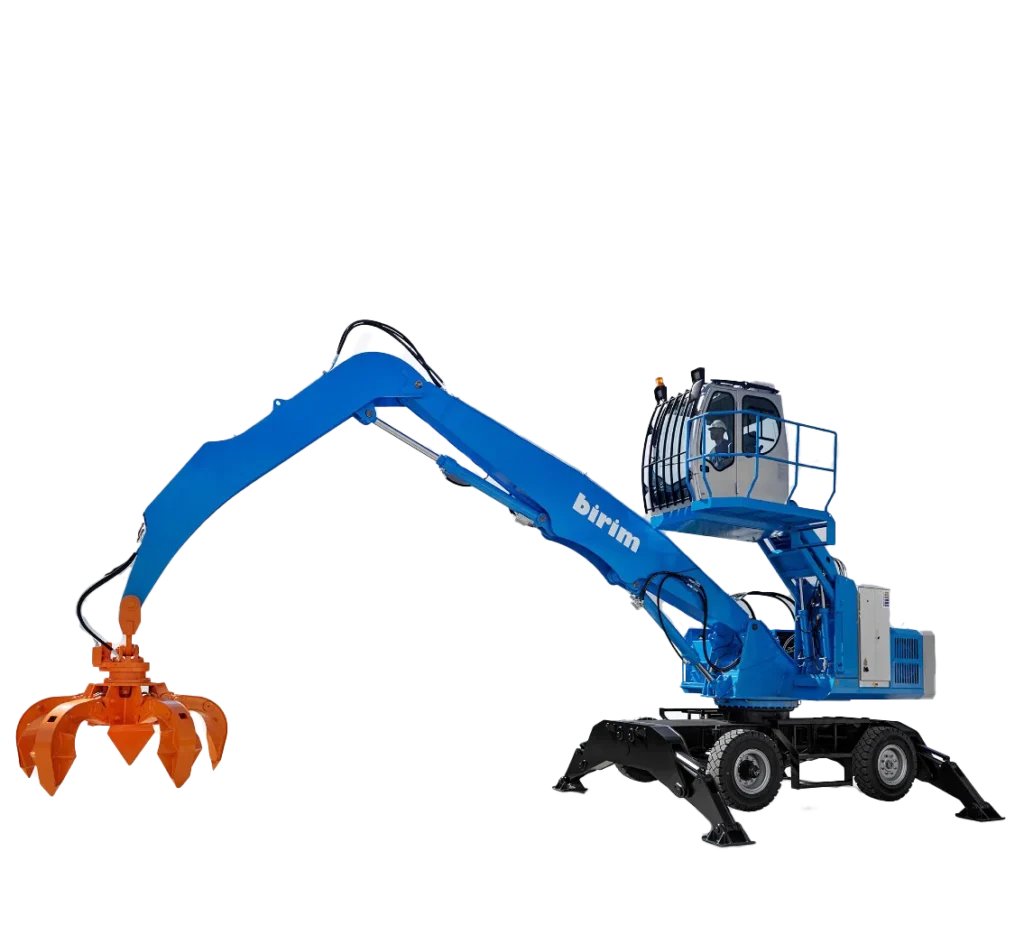 tekerlekli elektrikli vinc mobil vinc | birim recycling | paletli elektrikli hurda vinci | 3